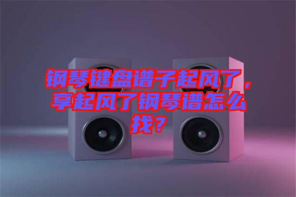 鋼琴鍵盤譜子起風(fēng)了，享起風(fēng)了鋼琴譜怎么找？
