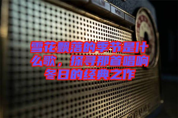 雪花飄落的季節(jié)是什么歌，探尋那首唱響冬日的經(jīng)典之作