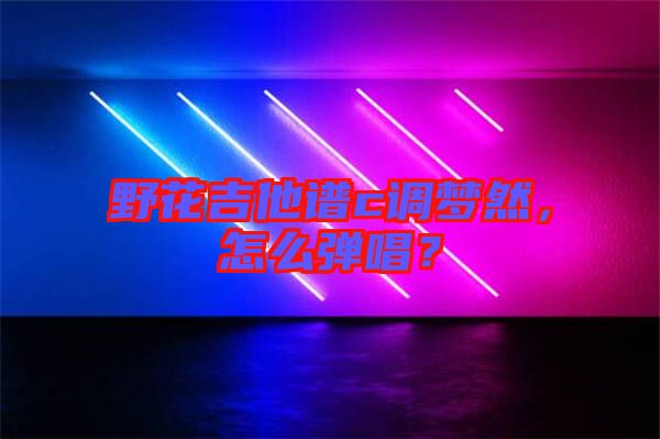 野花吉他譜c調夢然，怎么彈唱？