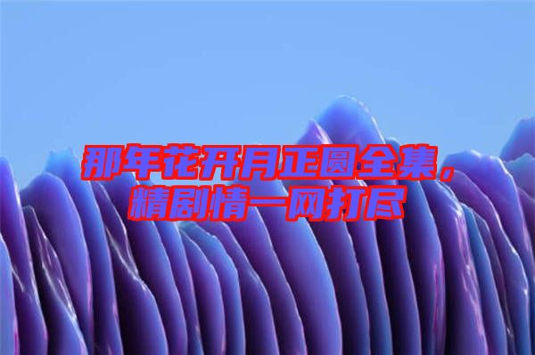 那年花開月正圓全集，精劇情一網(wǎng)打盡